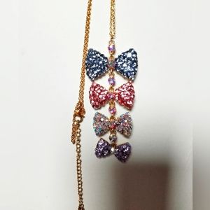 Swarovski Bows Necklace
